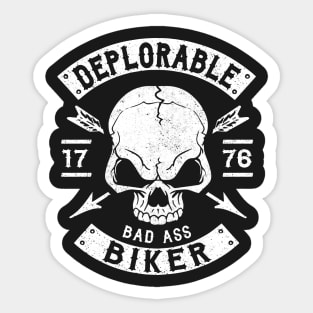 BIKER - DEPLORABLE BIKER Sticker